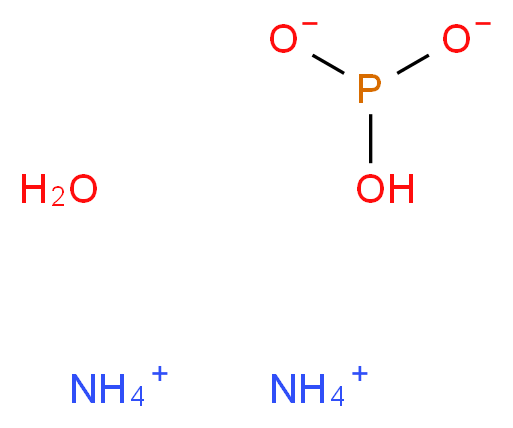 diammonium hydrate hydrogen phosphite_分子结构_CAS_51503-61-8