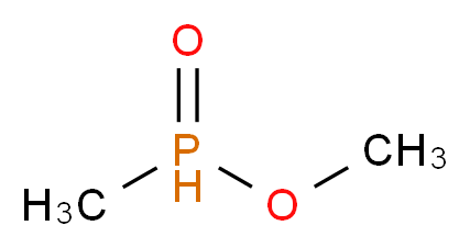 methyl methylphosphinate_分子结构_CAS_3283-12-3