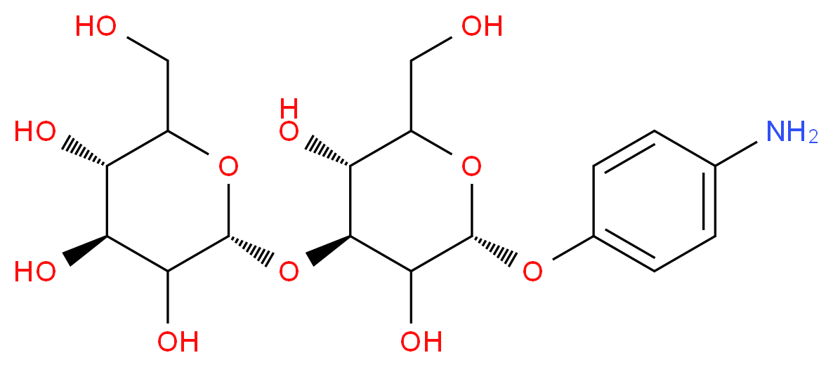 4-Aminophenyl α-Nigeroside_分子结构_CAS_)