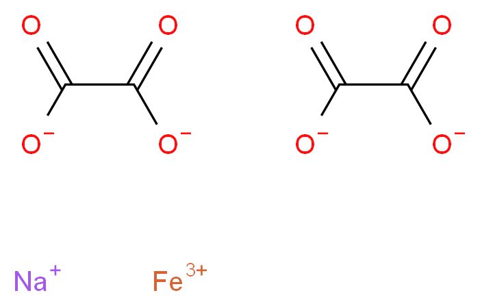 SODIUM FERRIC OXALATE_分子结构_CAS_)