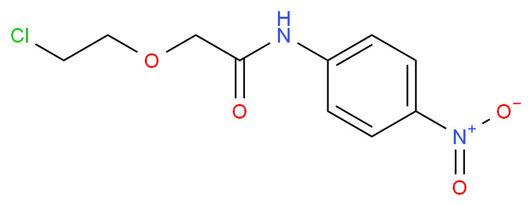 2-(2-Chloroethoxy)-N-(4-nitrophenyl)acetamide_分子结构_CAS_811450-82-5)