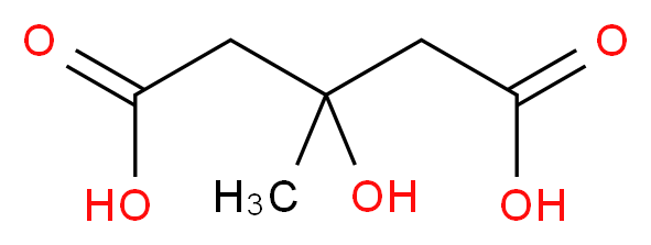 3-hydroxy-3-methylpentanedioic acid_分子结构_CAS_503-49-1