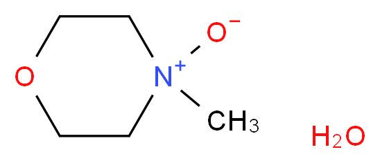 4-methylmorpholin-4-ium-4-olate hydrate_分子结构_CAS_70187-32-5