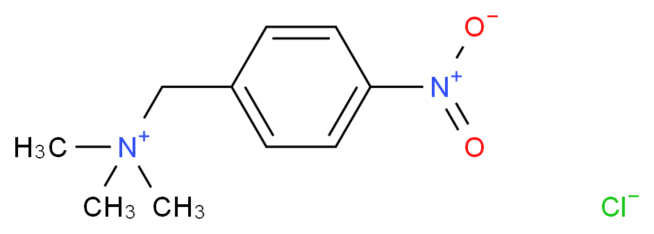 trimethyl[(4-nitrophenyl)methyl]azanium chloride_分子结构_CAS_5350-96-9