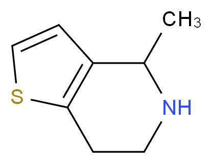 4-Methyl-4,5,6,7-tetrahydrothieno[3,2-c]pyridine_分子结构_CAS_92503-61-2)