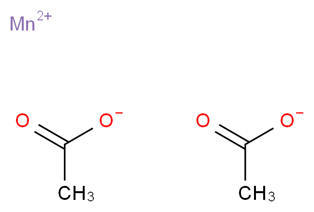 manganese(2+) ion diacetate_分子结构_CAS_638-38-0