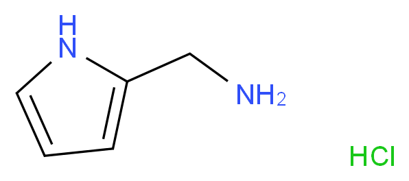 1H-pyrrol-2-ylmethanamine hydrochloride_分子结构_CAS_1351479-09-8