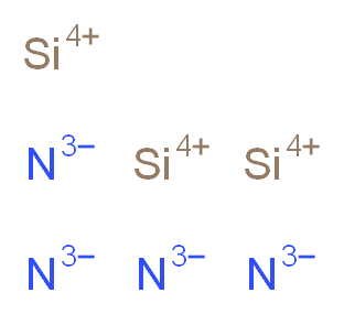 氧化镁粘结型氮化硅(IV)溅射靶, 50.8mm (2.0in) 直径 x 3.18mm (0.125in) 厚_分子结构_CAS_)