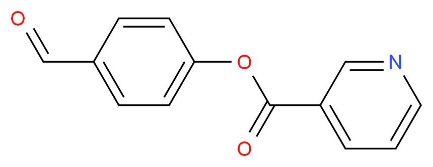 4-formylphenyl pyridine-3-carboxylate_分子结构_CAS_15131-72-3