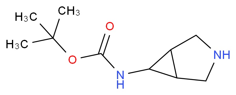 tert-butyl N-{3-azabicyclo[3.1.0]hexan-6-yl}carbamate_分子结构_CAS_198211-38-0
