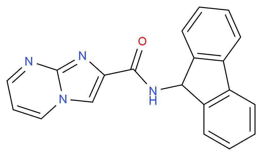 N-9H-fluoren-9-ylimidazo[1,2-a]pyrimidine-2-carboxamide_分子结构_CAS_)