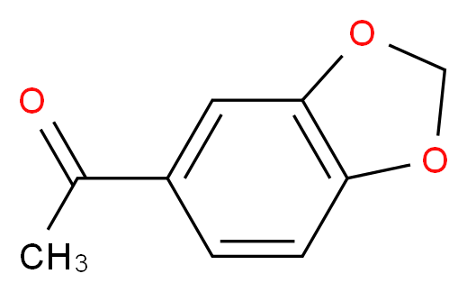 3,4-(亚甲二氧基)苯乙酮_分子结构_CAS_3162-29-6)