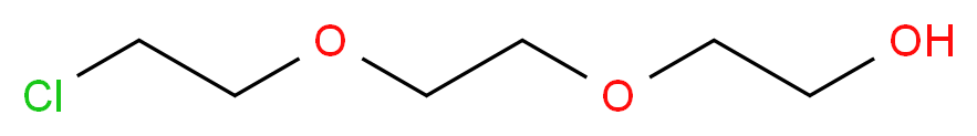 2-[2-(2-chloroethoxy)ethoxy]ethan-1-ol_分子结构_CAS_5197-62-6
