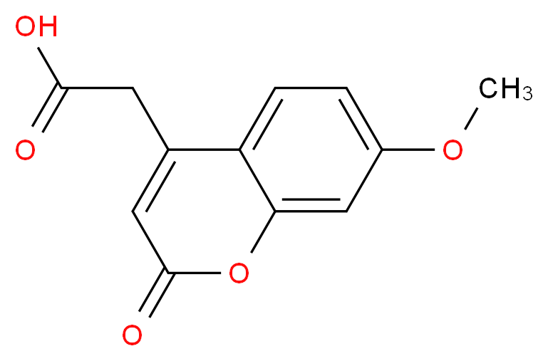 2-(7-methoxy-2-oxo-2H-chromen-4-yl)acetic acid_分子结构_CAS_62935-72-2)