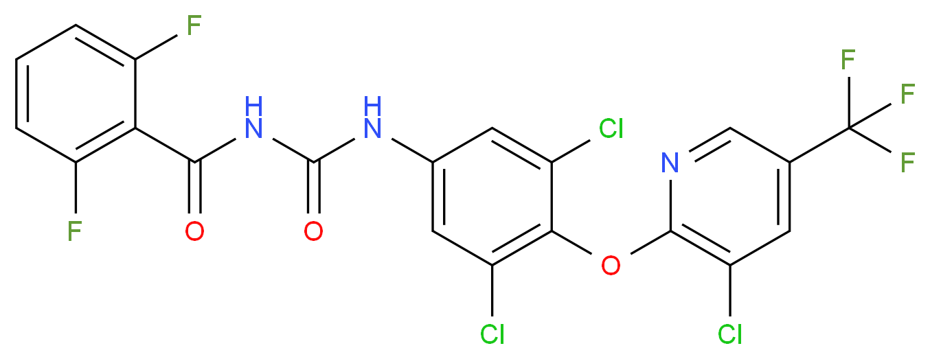 定虫隆_分子结构_CAS_71422-67-8)