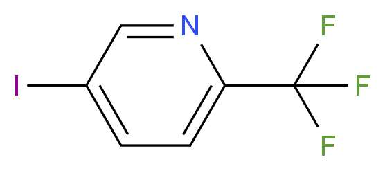 5-iodo-2-(trifluoromethyl)pyridine_分子结构_CAS_873107-98-3