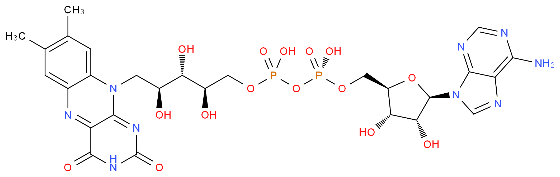 Flavin-Adenine Dinucleotide_分子结构_CAS_146-14-5)