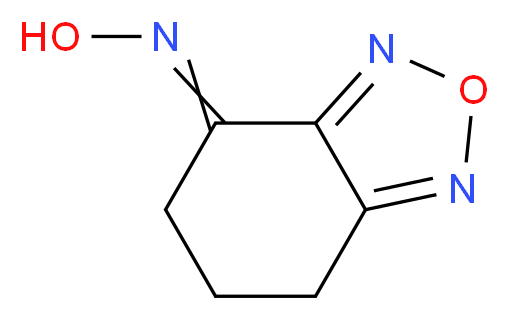 4,5,6,7-tetrahydro-2,1,3-benzoxadiazol-4-one oxime_分子结构_CAS_57153-55-6)