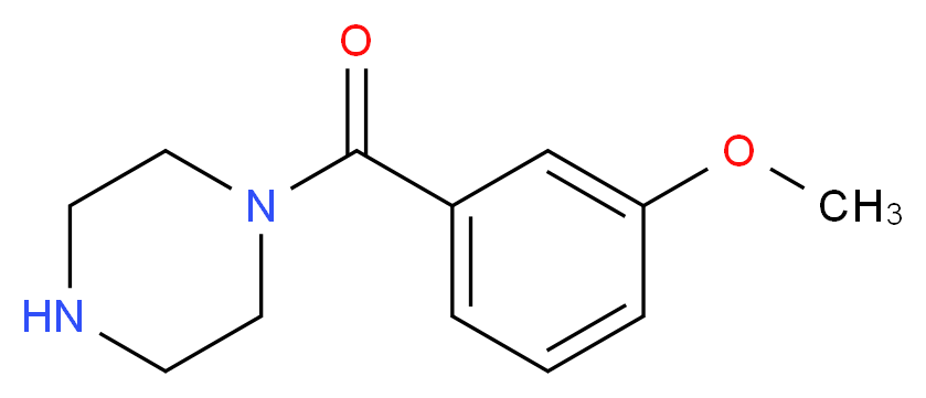 1-(3-methoxybenzoyl)piperazine_分子结构_CAS_100939-89-7