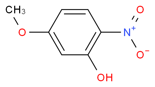 5-甲氧基-2-硝基苯酚_分子结构_CAS_704-14-3)