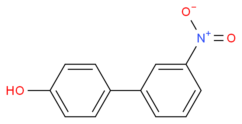 4-(3-nitrophenyl)phenol_分子结构_CAS_53059-30-6