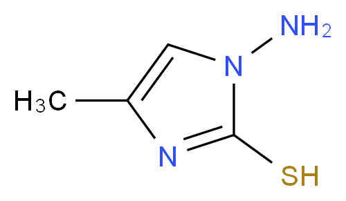 1-amino-4-methyl-1H-imidazole-2-thiol_分子结构_CAS_16163-48-7