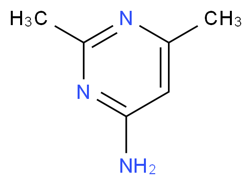 2,6-dimethylpyrimidin-4-amine_分子结构_CAS_)