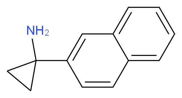 1-(naphthalen-2-yl)cyclopropan-1-amine_分子结构_CAS_604799-97-5