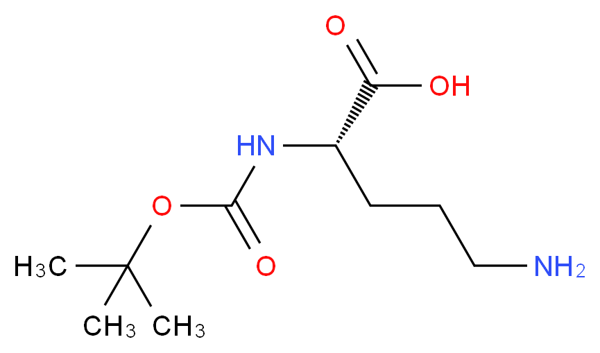 Boc-Orn-OH_分子结构_CAS_21887-64-9)