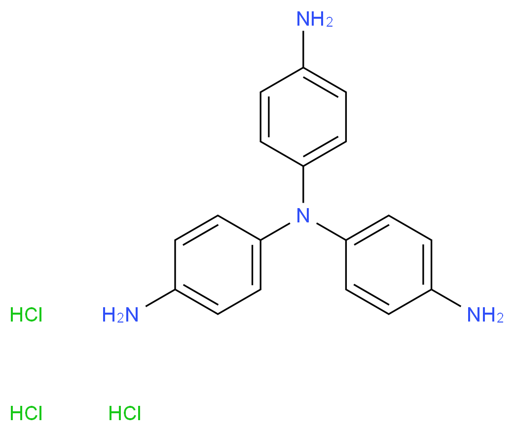 N1,N1-Bis(4-aminophenyl)benzene-1,4-diamine trihydrochloride_分子结构_CAS_114254-48-7)