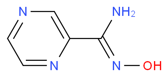 吡嗪-2-甲胺肟_分子结构_CAS_51285-05-3)