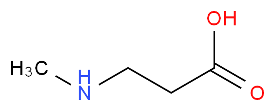 N-methyl-beta-alanine_分子结构_CAS_2679-14-3)