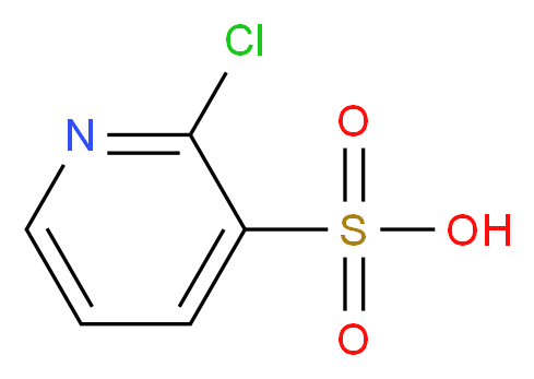 2-Chloropyridine-3-sulphonic acid_分子结构_CAS_6602-56-8)