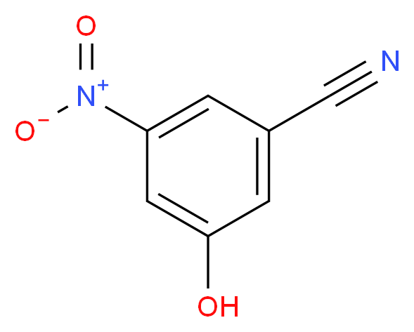 3-hydroxy-5-nitrobenzonitrile_分子结构_CAS_929000-02-2