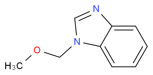 1-(methoxymethyl)-1H-1,3-benzodiazole_分子结构_CAS_18249-98-4