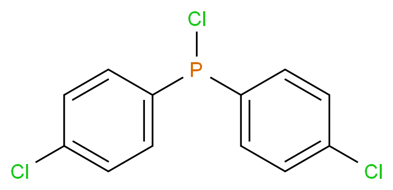 氯二(4-氯苯基)膦_分子结构_CAS_13685-26-2)