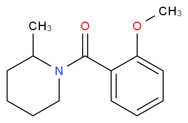 1-(2-Methoxybenzoyl)-2-methylpiperidine_分子结构_CAS_221041-48-1)