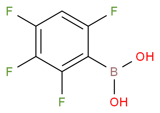 2,3,4,6-tetrafluorobenzeneboronic acid_分子结构_CAS_)