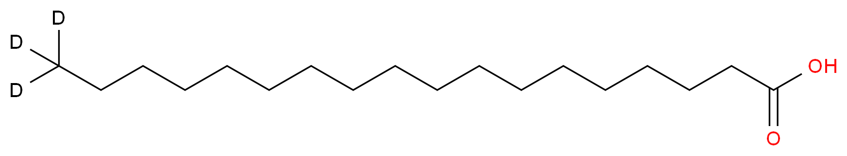 硬脂酸-18,18,18-d3_分子结构_CAS_62163-39-7)