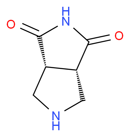 rac-(3aR,6aS)-tetrahydropyrrolo[3,4-c]pyrrole-1,3(2H,3aH)-dione_分子结构_CAS_866319-07-5)
