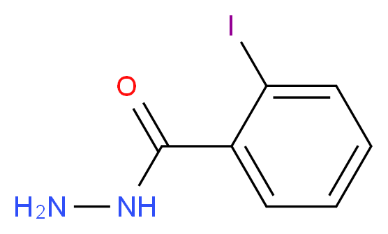 2-iodobenzohydrazide_分子结构_CAS_31822-03-4