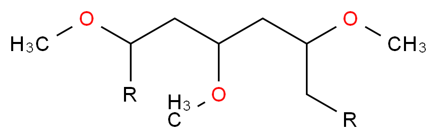 聚(乙烯基甲醚) 溶液_分子结构_CAS_9003-09-2)