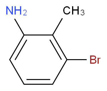 3-溴-2-甲基苯胺_分子结构_CAS_55289-36-6)