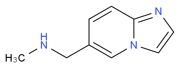 N-(Imidazo[1,2-a]pyridin-6-ylmethyl)-N-methylamine 97%_分子结构_CAS_864068-82-6)