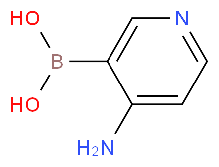 (4-aminopyridin-3-yl)boronic acid_分子结构_CAS_959957-75-6