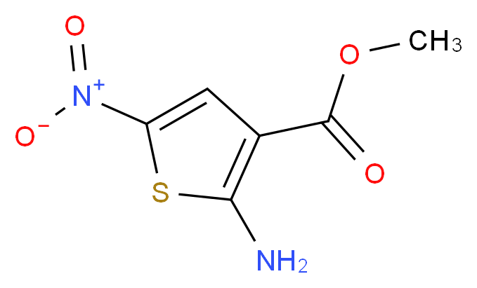 2-Amino-3-methoxycarbonyl-5-nitrothiophene_分子结构_CAS_)