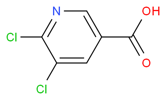 5,6-二氯烟酸_分子结构_CAS_41667-95-2)