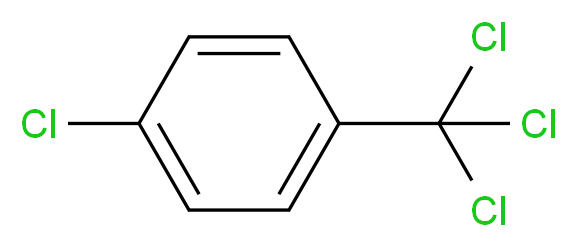 4-Chlorobenzotrichloride_分子结构_CAS_)