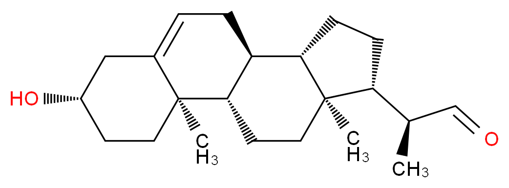 (3β,20S)-20-Formyl-3-hydroxy-5-pregnene_分子结构_CAS_53906-49-3)