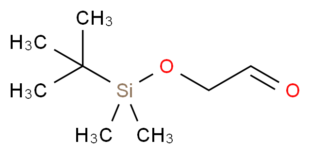 2-[(tert-butyldimethylsilyl)oxy]acetaldehyde_分子结构_CAS_102191-92-4